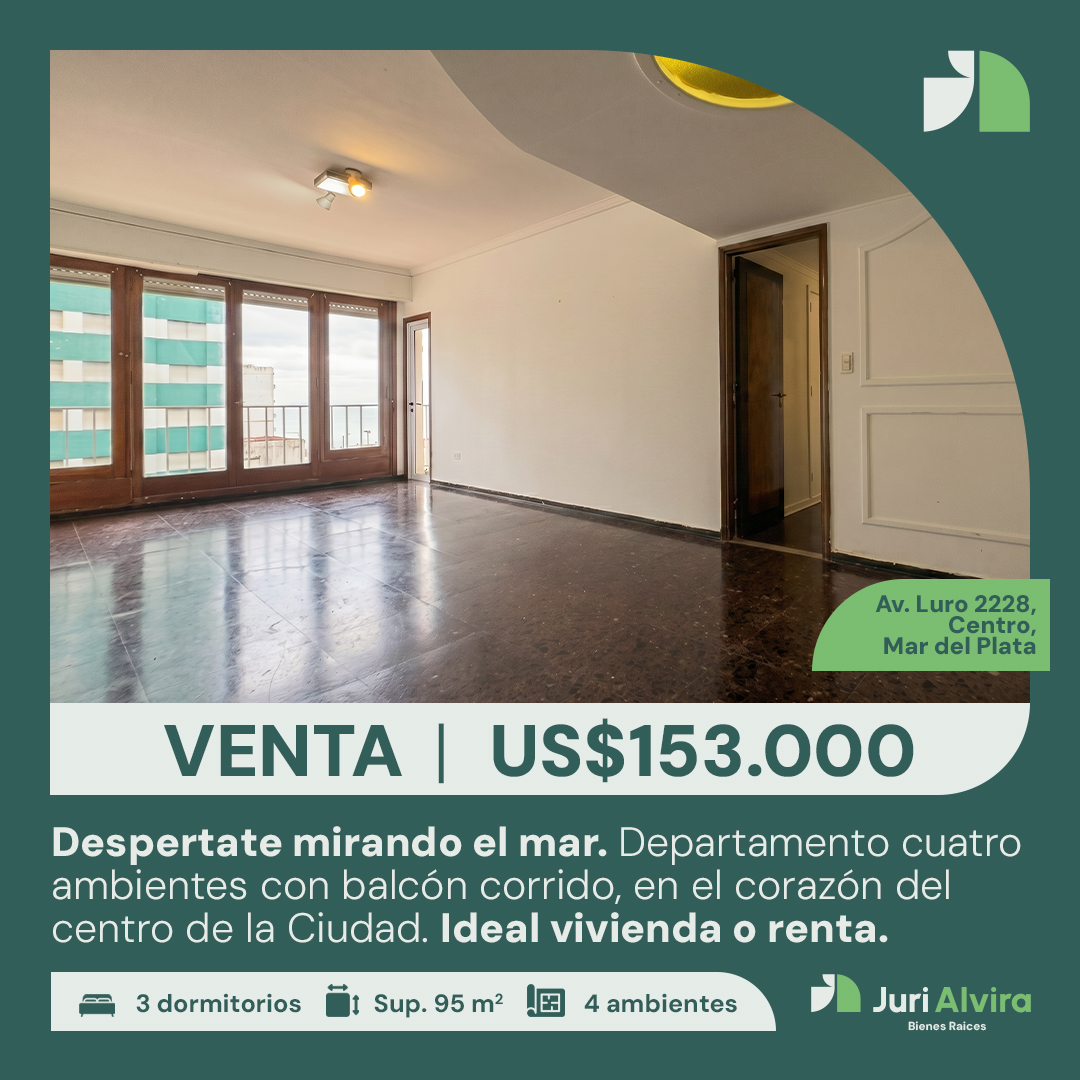 Luro 2228: departamento de cuatro ambientes en venta, ubicación, precio y atributos